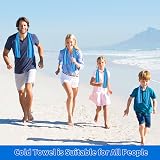 Sukeen Cooling Towel 4 Pack 40x12 Neck Sweat Cooling Sports view 8