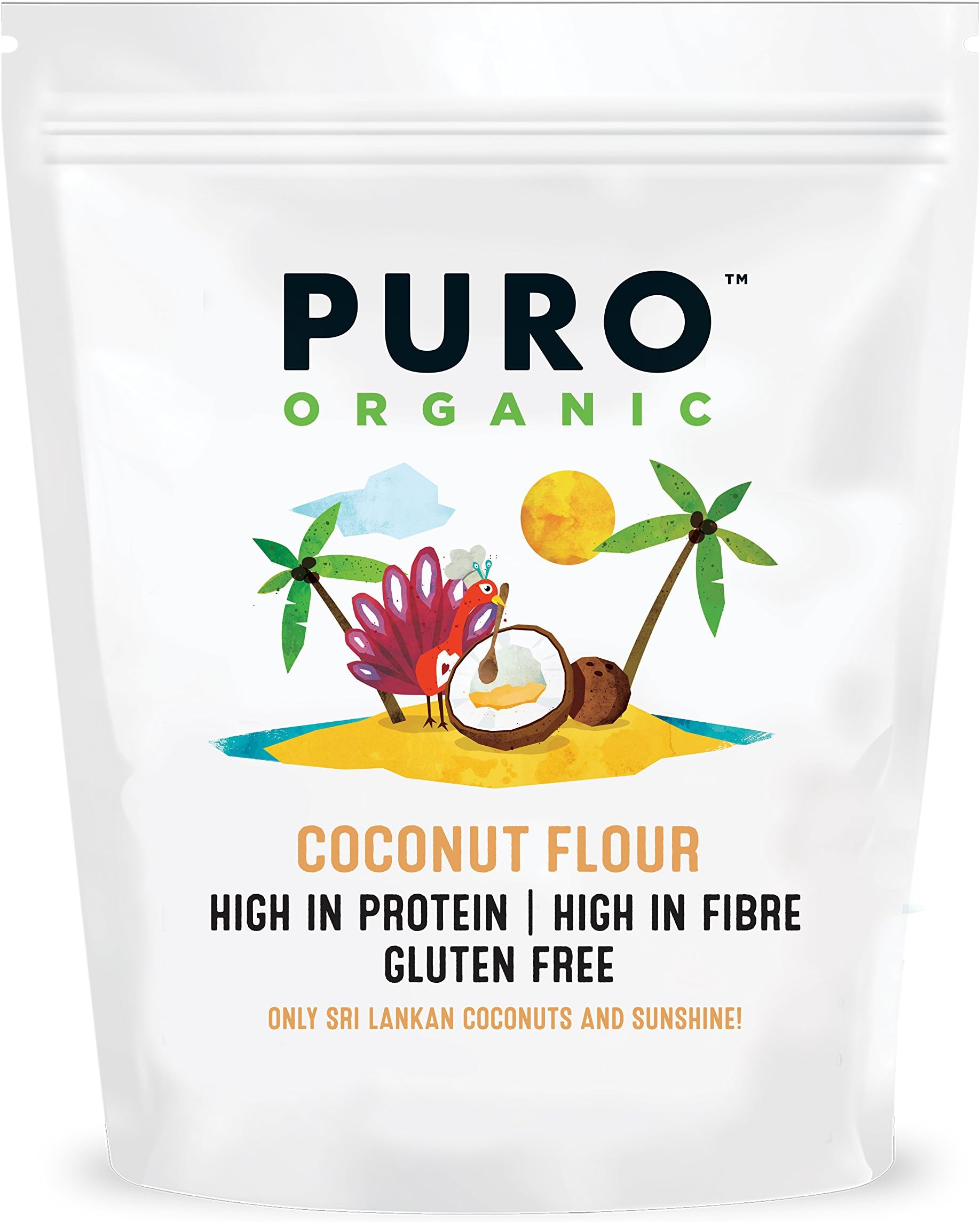Puro Organic Coconut Flour 500 g