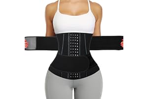 KIWI RATA Neoprene Sauna Waist Trainer Corset Sweat Belt for Women Compression Cincher Band Workout Fitness Back Support