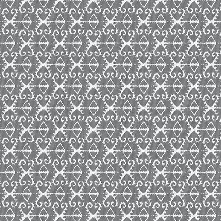 Gray Ikat Fabric By The Yard Amazon Co Uk Kitchen Home