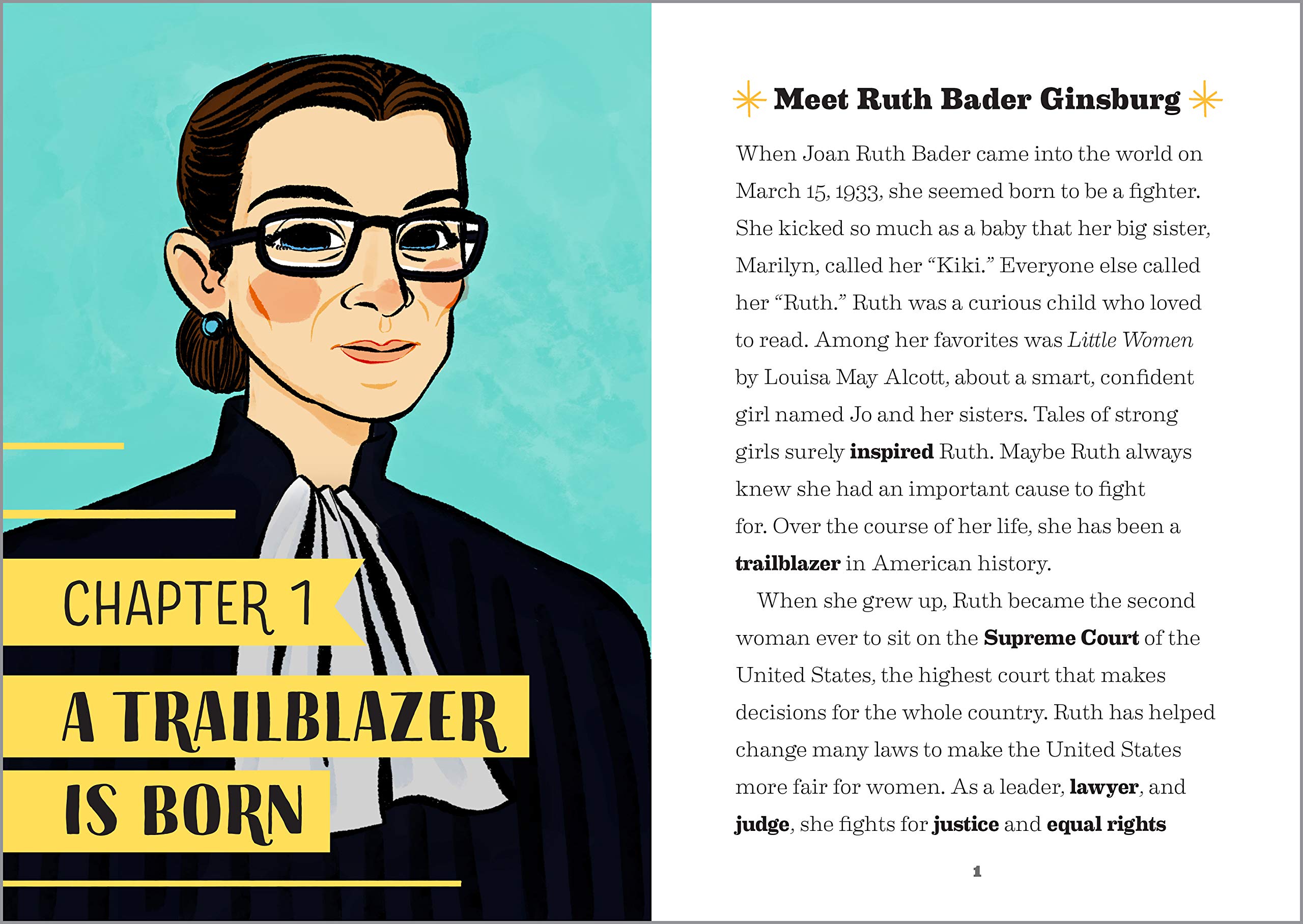 the story of ruth bader ginsburg