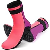 Pippia Kids Water Socks, Anti-Slip Quick-Dry Barefoot Beach Sand Neoprene Socks 3mm for Children,Girls,Boys