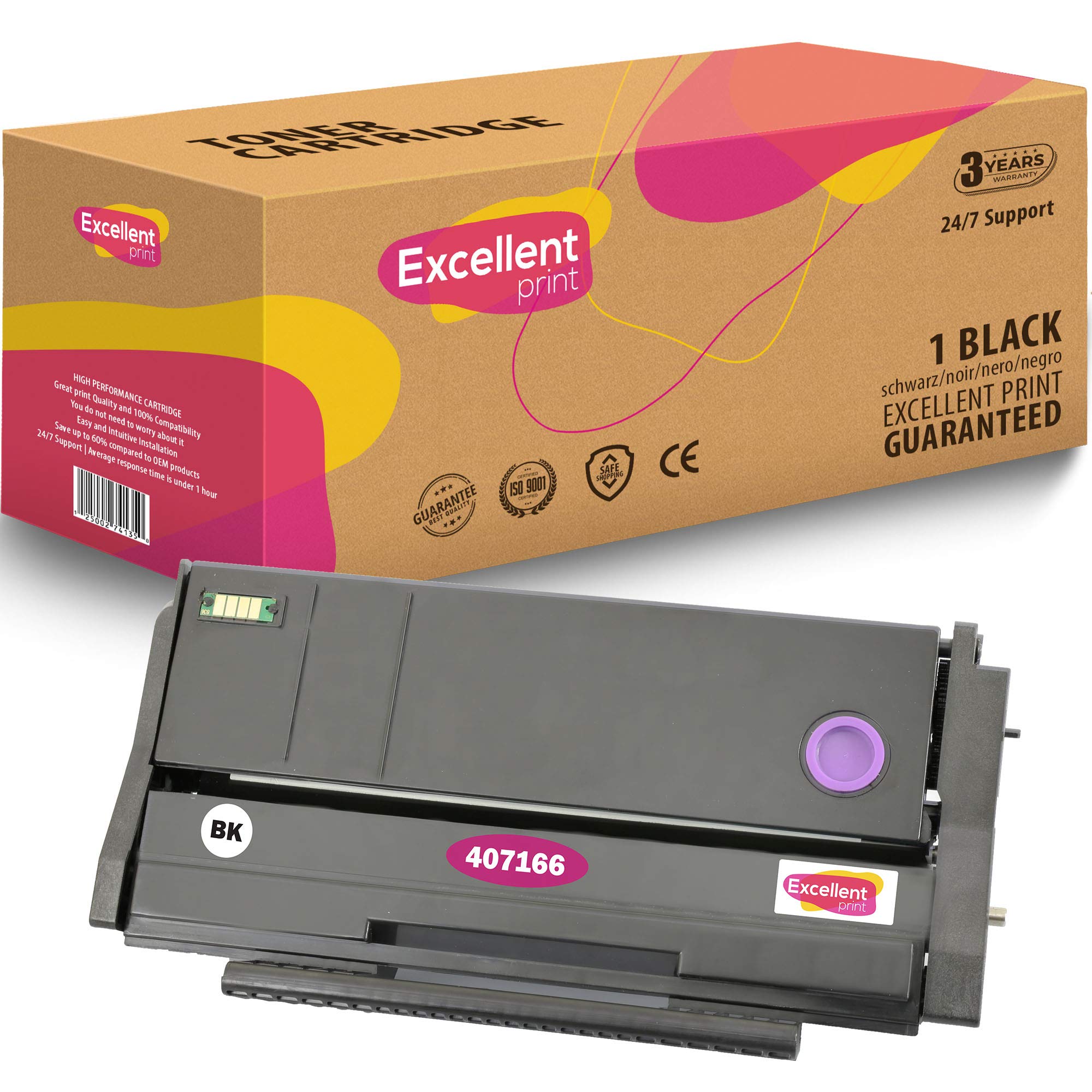 Excellent Print 407166 Compatible Toner cartridge for Ricoh SP 100 SP 110 SP 112 SP 112SU