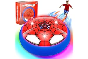 POPSVON Light-Up Hover Soccer Ball Toy for Kids, Christmas Birthday Gifts for Boys Age 4 5 6 7 8 9 10 11 12 Year Old,Cool Stuff Party Game Gift for Boy 6-8, 8-12 - Gift for 8 Year Old