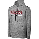 FOCO NCAA Men's Officially Licensed Gray Team Color Primary Logo Wordmark Performance Victory Stripe Pullover Hoodie