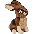 goDog Wildlife Rabbit Squeaky Plush Dog Toy, Chew Guard Technology - Brown, Large