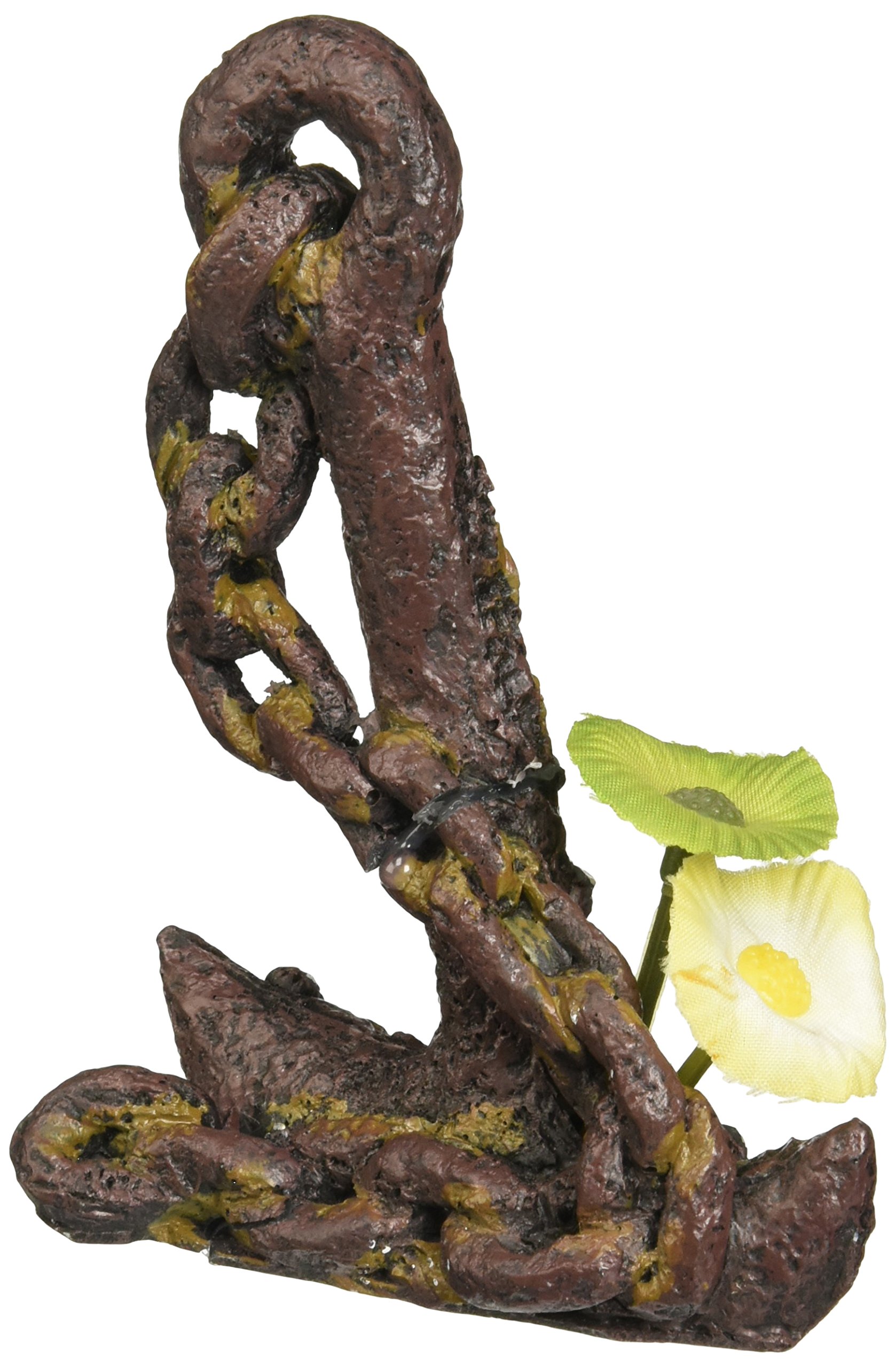 Penn-Plax Sunken Gardens Anchor with Plant, Small