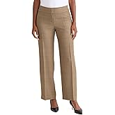 Kasper Women's Glen Plaid Wide Leg Pant