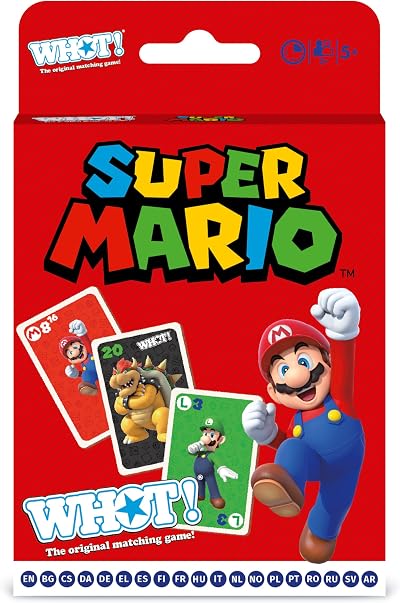 Winning Moves Waddingtons WHOT Super Mario Card Game Brand New Edition