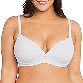 Maidenform Womens One Fab Fit Wireless Demi Bra with Convertible Straps and Lightly Lined Cups
