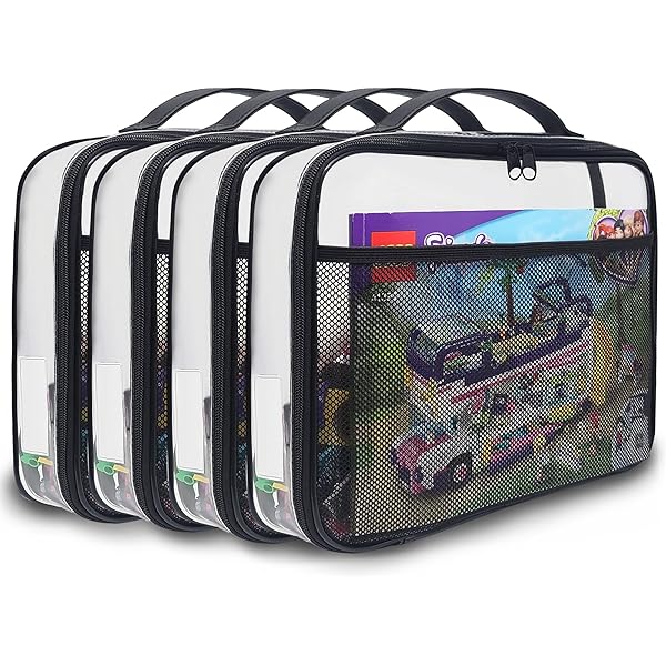 Toy Organizers And Storage 4Pack Three-dimensional Mesh Zipper