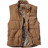 Legendary Whitetails mens Buck Commander Cabin Creek Quilted Canvas Vest