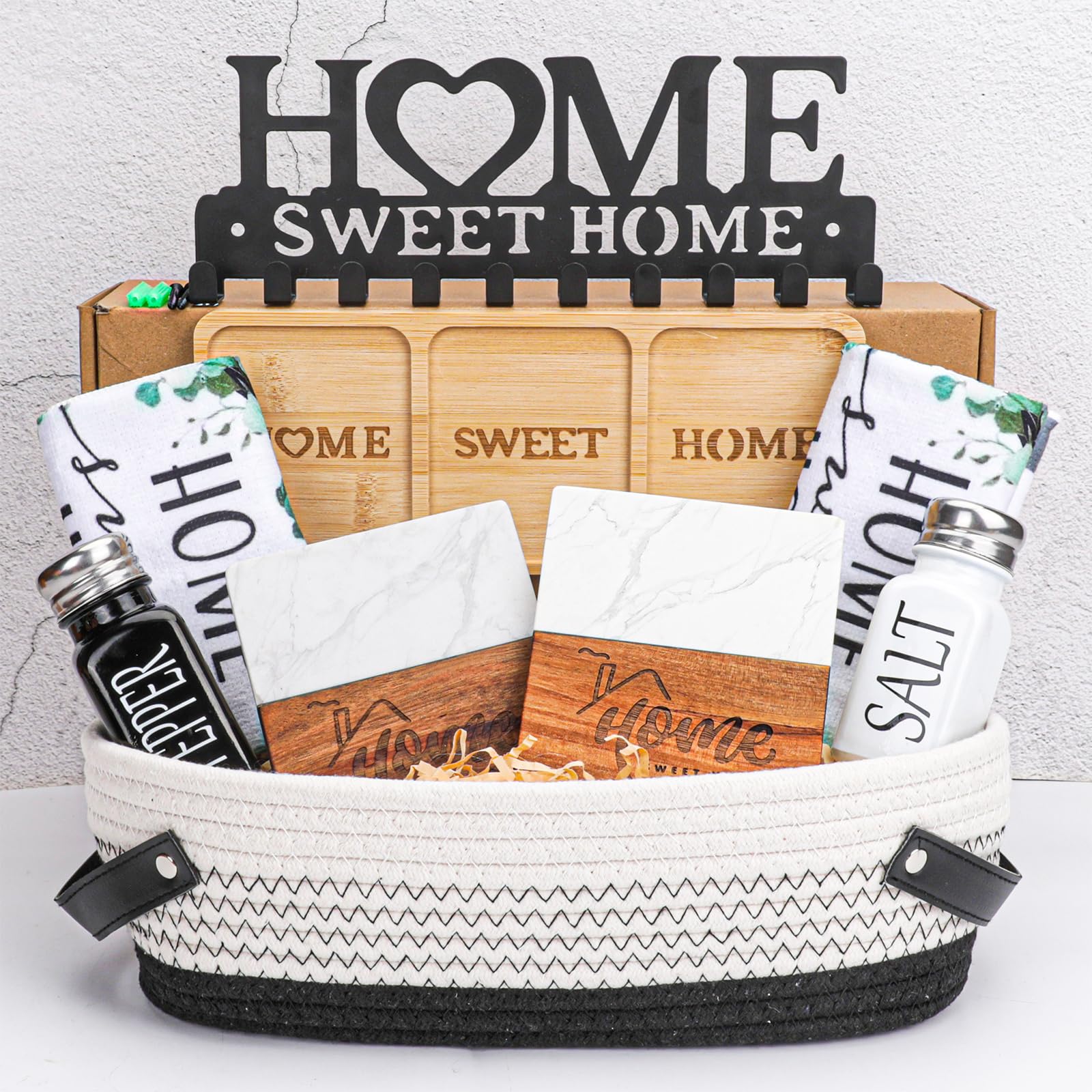 Photo 1 of House Warming Gifts New Home,Unique Housewarming Baskets for Couples, Clients, Women, Men, Closing Gift for Home Buyers Realtors,First House Gift Ideas, New Apartment