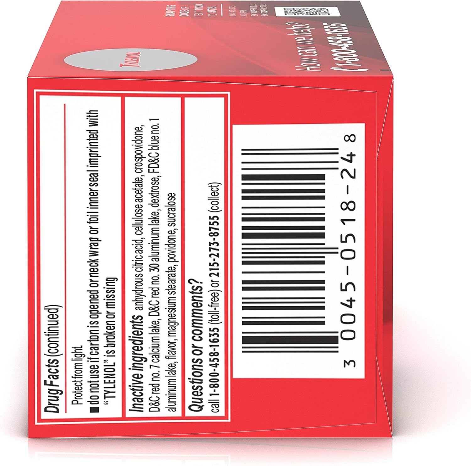 Children's Tylenol Chewables, 160 mg Acetaminophen for Pain & Fever Relief, Grape, 24 ct: Health & Personal Care