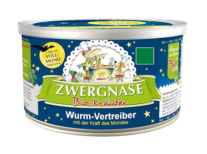 Zwergnase Bio-Kräuter Wurm-Vertreiber, 1er Pack (1 x 140 g)