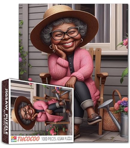 Amazon.com: SunsOut Hattie's Delight 500 Piece Adult Jigsaw Puzzle