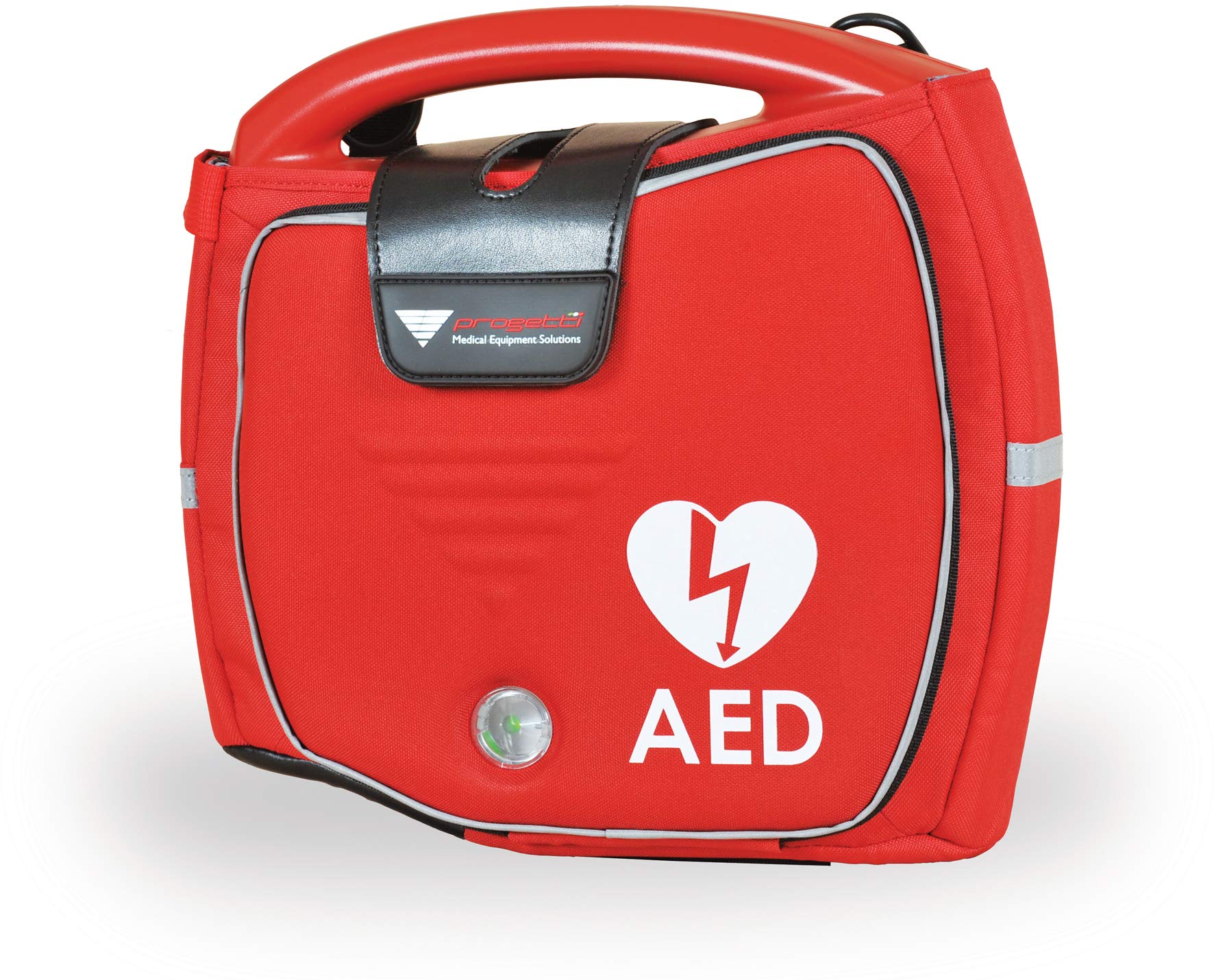 Progetti Medical Transport Bag for DAE Rescue SAM Defibrillator, Red