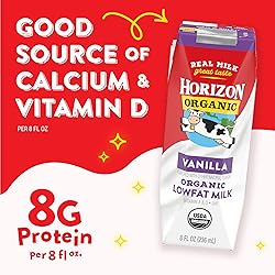 Horizon Organic, Milk Low-Fat Vanilla Organic, 8 Fl