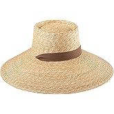 Lack of Color Paloma Sun Hat | Wide Brim Natural Straw Hat for Women, Beach Sun Hat with Detachable Cotton Neck Tie