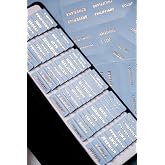 UPAFEXXI-Leather Bible Tabs for Women and Men, Gold Foil Lettering | Large Print Stickers, Easy to Read and Apply, 80 Chapters Labels for Easy Navigation(Sky Blue)