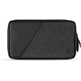 Native Union Stow Organizer – Premium Travel Tech Kit Crafted with Durable Canvas – Keep Essentials Organized with Flexible Storage & Quick-Access Pocket for Cables, Chargers, SIM Cards & More (Slate)