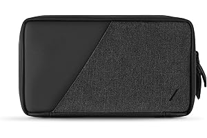 Native Union Stow Organizer – Premium Travel Tech Kit Crafted with Durable Canvas – Keep Essentials Organized with Flexible Storage & Quick-Access Pocket for Cables, Chargers, SIM Cards & More (Slate)