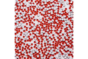 GAVIYE 1440Pcs Ruby Red Crystal Rhinestones,Glass Flatback Rhinestones Gemstones Small for Nail Face Makeup Art Crafts Clothes Decoration - (SS6,2.0mm,Ruby Red)