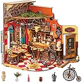 Rolife DIY Miniature House Kit for Adults, Mini Wooden Dollhouse Kit, Tiny House Diorama Building Kits-Birthday Christmas Cra