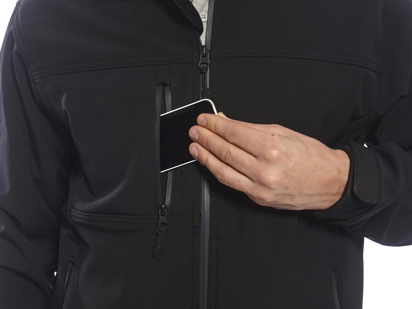 Portwest TK50 Water Resistant Windproof Softshell Jacket (3L) Black, 3X-Large, 3XL - Image 5
