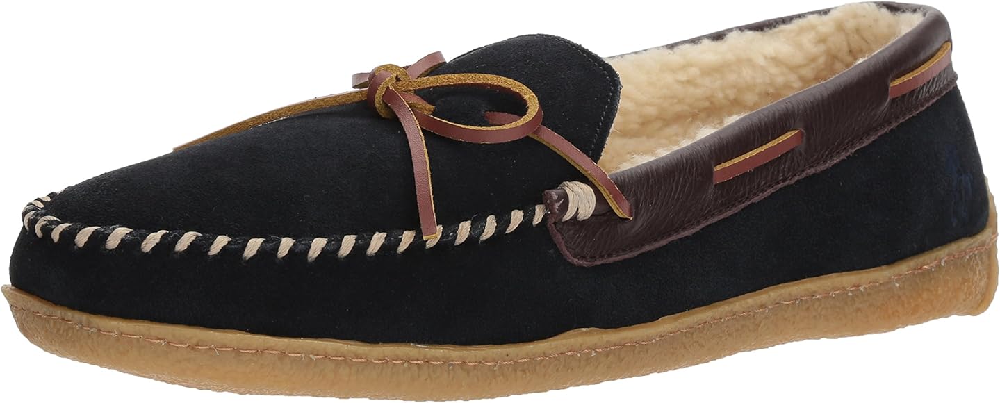 ralph lauren mens moccasin slippers