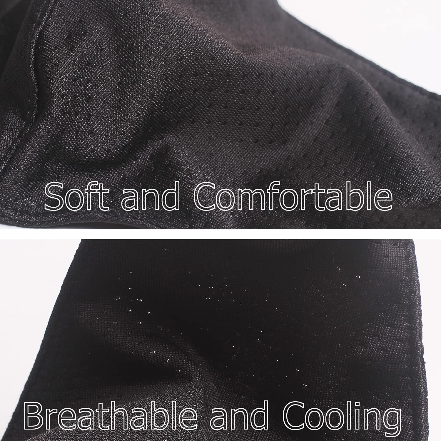 Kids Sports Mesh Masks Breathable Reusable Washable Adjustable Face Mask Outdoor School for Boys Girls Black: Clothing