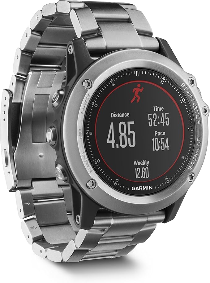 Garmin Fenix 3 HR - Reloj GPS multideporte, color plata: Amazon.es ...