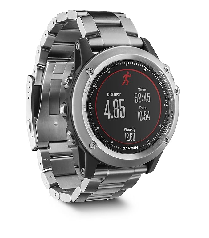 Garmin Fenix 3 HR - Reloj GPS multideporte, color plata: Amazon.es ...