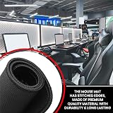 New Horrizon Gaming Mouse Pad 290x210x5mm Non-Slip Black Desk Mat view 3