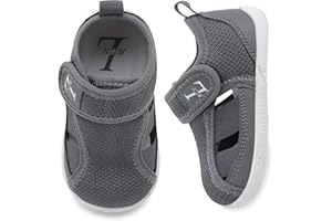 L-RUN Toddler Shoes Barefoot Kids Sneakers Wide Minimalist Boys Girls Summer Footwear for Indoor Outdoor Walking Running