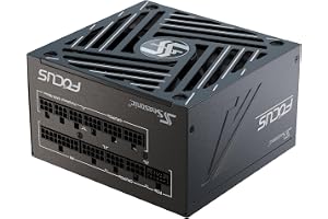 Seasonic Focus GX-850 850W Power Supply ATX 3.1 & PCIe 5.1 Ready | 80 Plus Gold & Cybenetics Platinum Fully Modular 12V-2x6 R