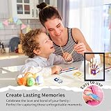 CHERRY CHEERS Family Handprint Kit Wooden Frame Non-Toxic Paints view 6