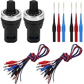 2PCS Analog Sensor Tester Automotive Sensor Simulator Tester &ndash; Vehicle Circuit Diagnose Tool, Adjustable Resistor Signal Generator, Premium Durable and Wear-Resistant Material Repair Set