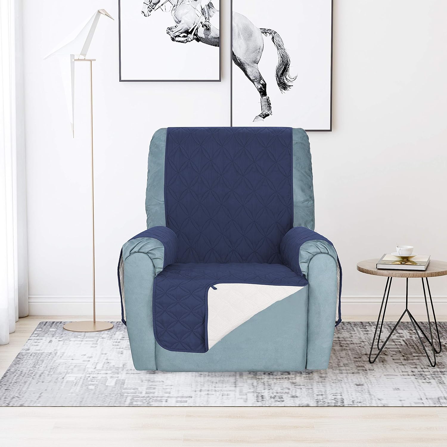 SOFTOWN Recliner Chair Cover Non-Slip Recliner Sofa Cover 100% Waterproof Furniture Protector Couch Covers for Dog Pets: Home & Kitchen
