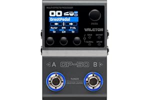 Valeton GP-50 SnapTone Multi-Effects Processor Pedal, IR Loader & Neural Amp Modeler, USB Audio Interface, Drum Machine & Loo