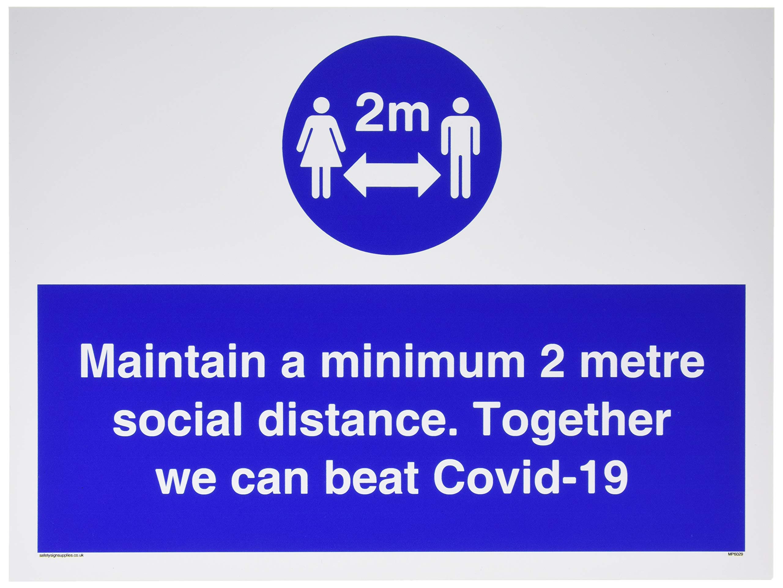 Maintain a minimum 2 metre social distance. Together we can beat Covid-19