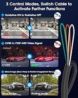 Vtopek Universal 360° Rotatable 170° Wide Angle Reverse Camera Opel Astra Corsa view 6