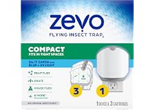 Zevo Compact Flying Insect Trap Kit Review: Plug-In Indoor Bug Catcher for Gnats, House Flies & Fruit Flies