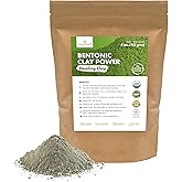 Cosmic Element 100% Pure Calcium Bentonite Clay Powder - Bentonite Clay Food Grade, Vegan, Healing Clay | Skin Care Detox - Deep Pore Cleansing Face & Body Mask for Soft, Smooth, Refreshed Skin | 4 oz