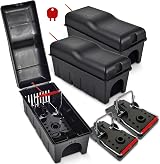 Roshield 3X Rat Trap Killer Box Pack of 3 Safety Box Home Shed Garage