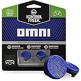 KontrolFreek Omni for Xbox One and Xbox Series X Controller | 2 Performance Thumbsticks | 2 Low-Rise Concave | Blue