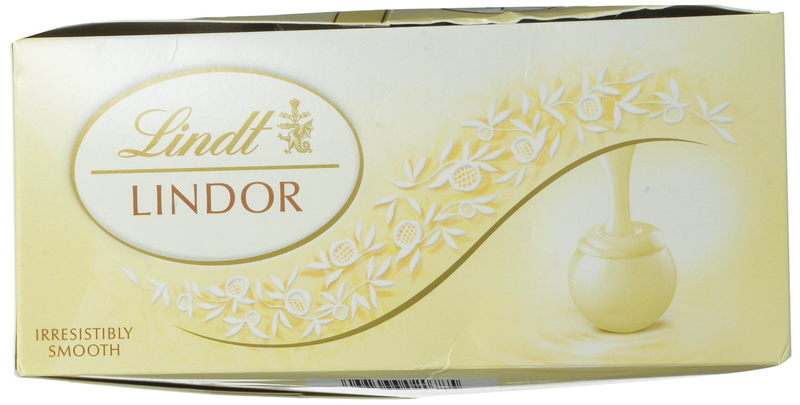 Lindt LINDOR White Chocolate Truffles, Kosher, 60 Count Box, 25.4 Ounce