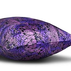 MANSPHIL Purple Crocodile Pattern Silk