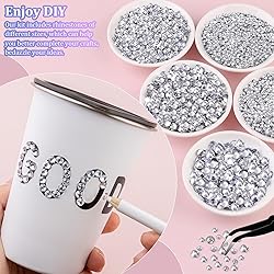 30000Pcs Resin Rhinestones with Tweezers for