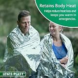 Reliance Medical Adult Foil Blanket Heat Reflective Insulating Pack of 3 view 2